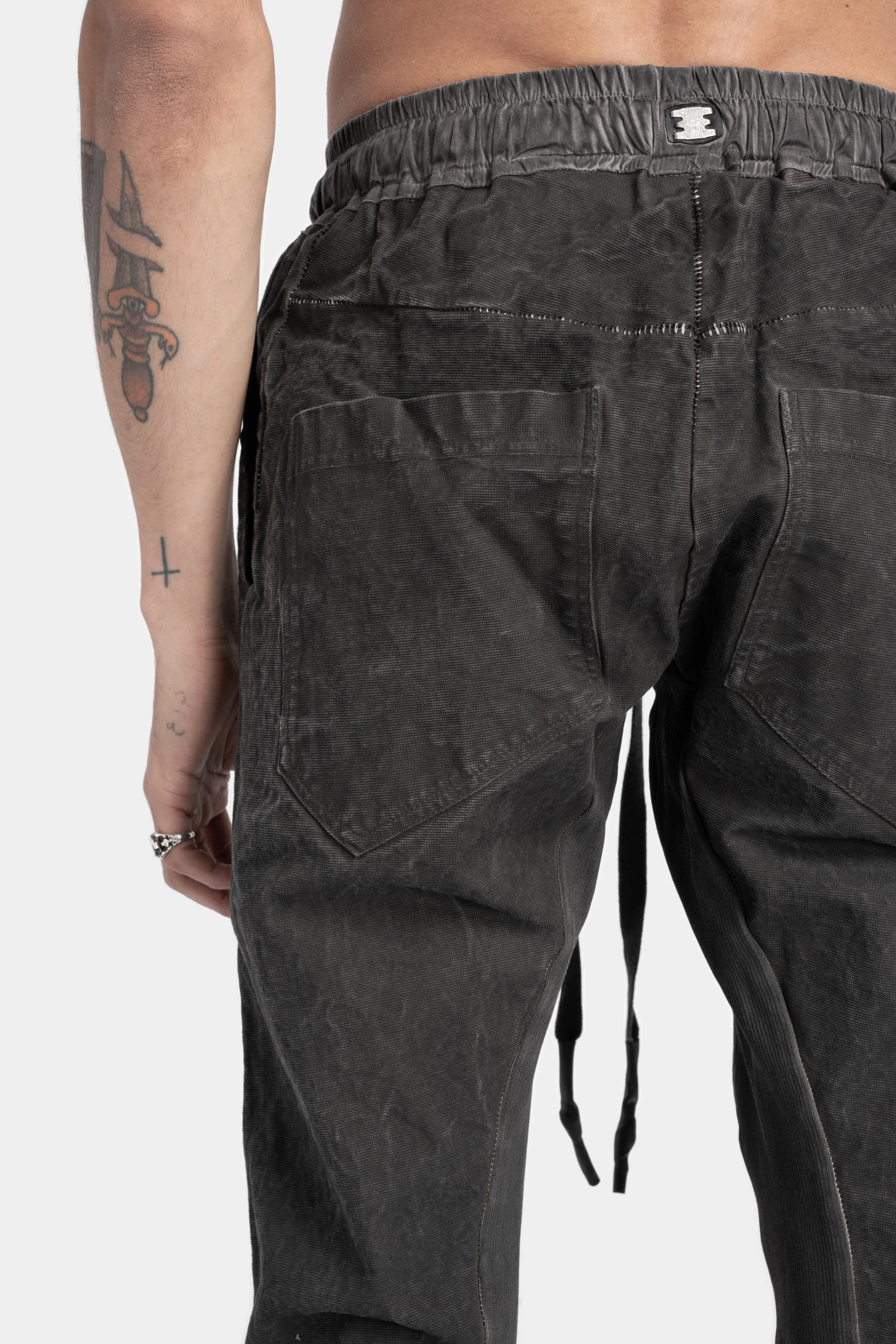 4 pockets pants, Plomb grey