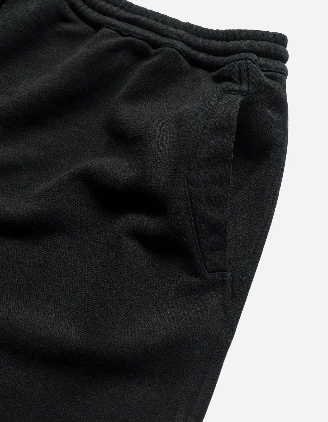 5232 Asym Low Hemp Sweatpants Black