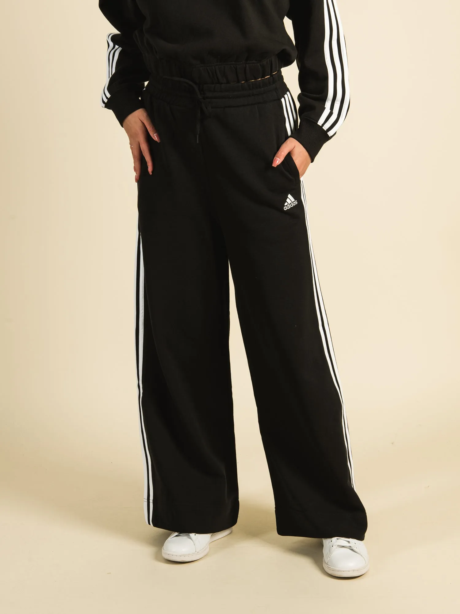 ADIDAS 3-STRIPES WIDELEG SWEATPANTS - CLEARANCE