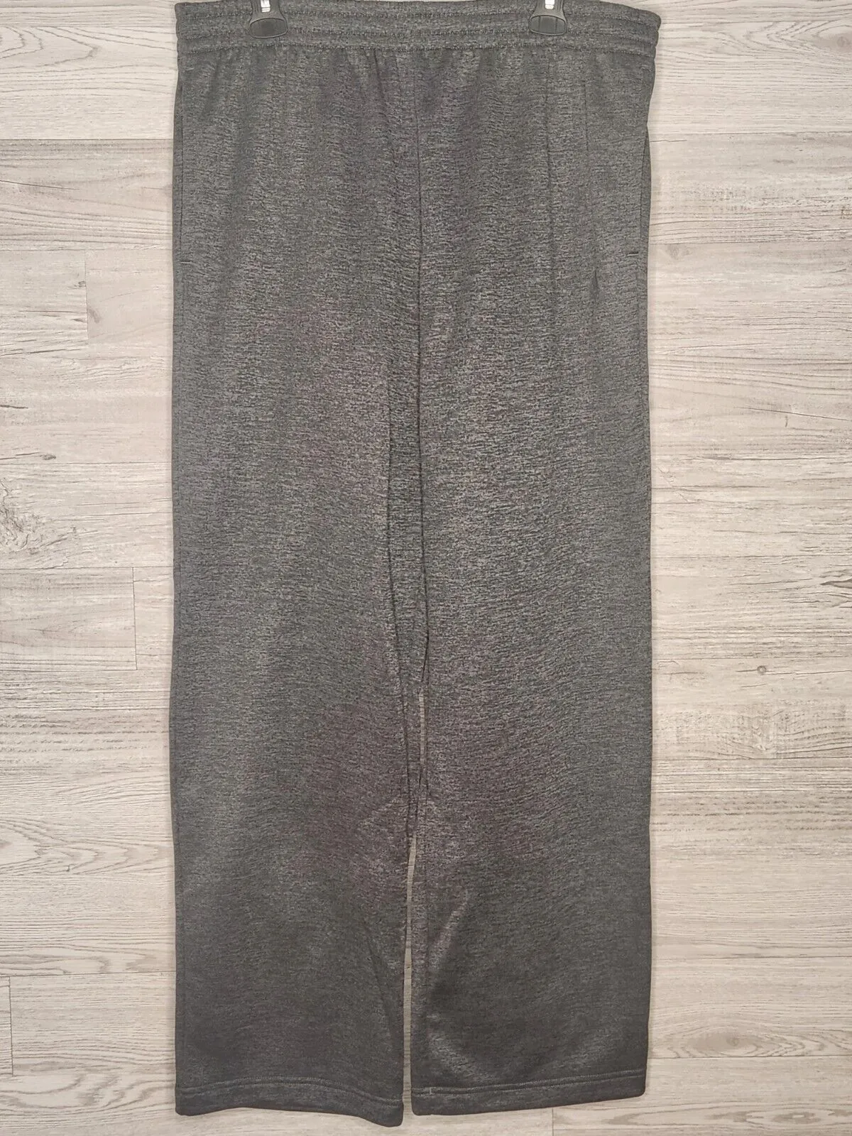 Adidas Climawarm Men's Heather Black Straight Leg Jogger Sweatpants Size XL