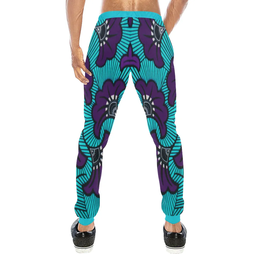 AFRIKA FLOWER Men's All Over Print Sweatpants