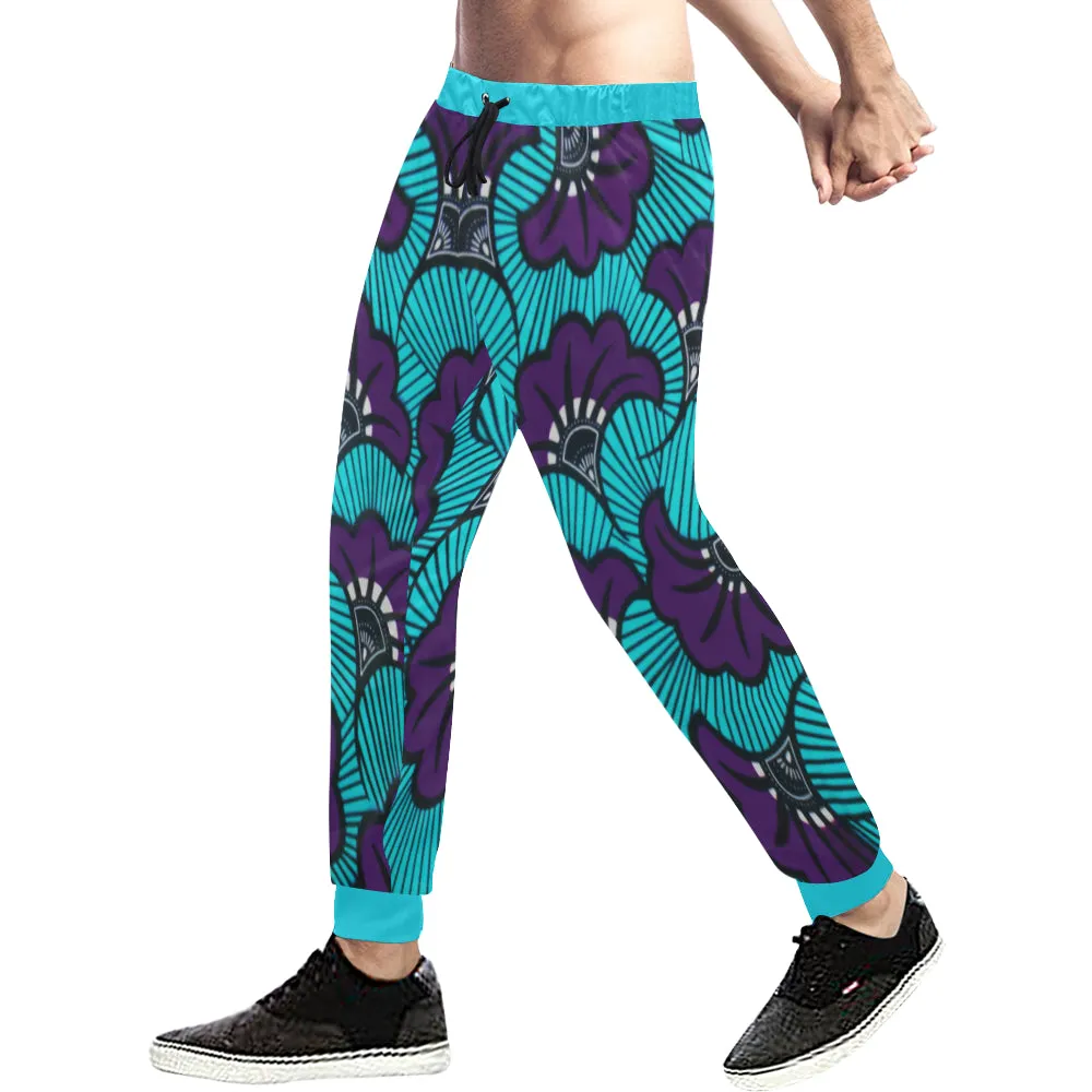 AFRIKA FLOWER Men's All Over Print Sweatpants