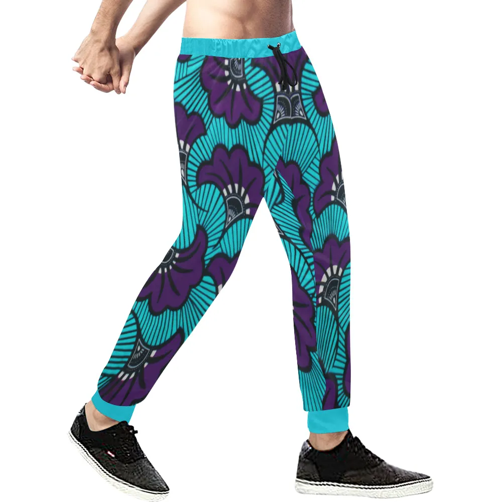 AFRIKA FLOWER Men's All Over Print Sweatpants