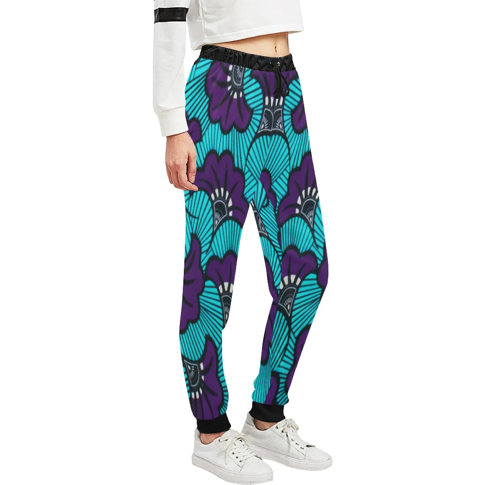 AFRIKA FLOWER Women's All Over Print Sweatpants