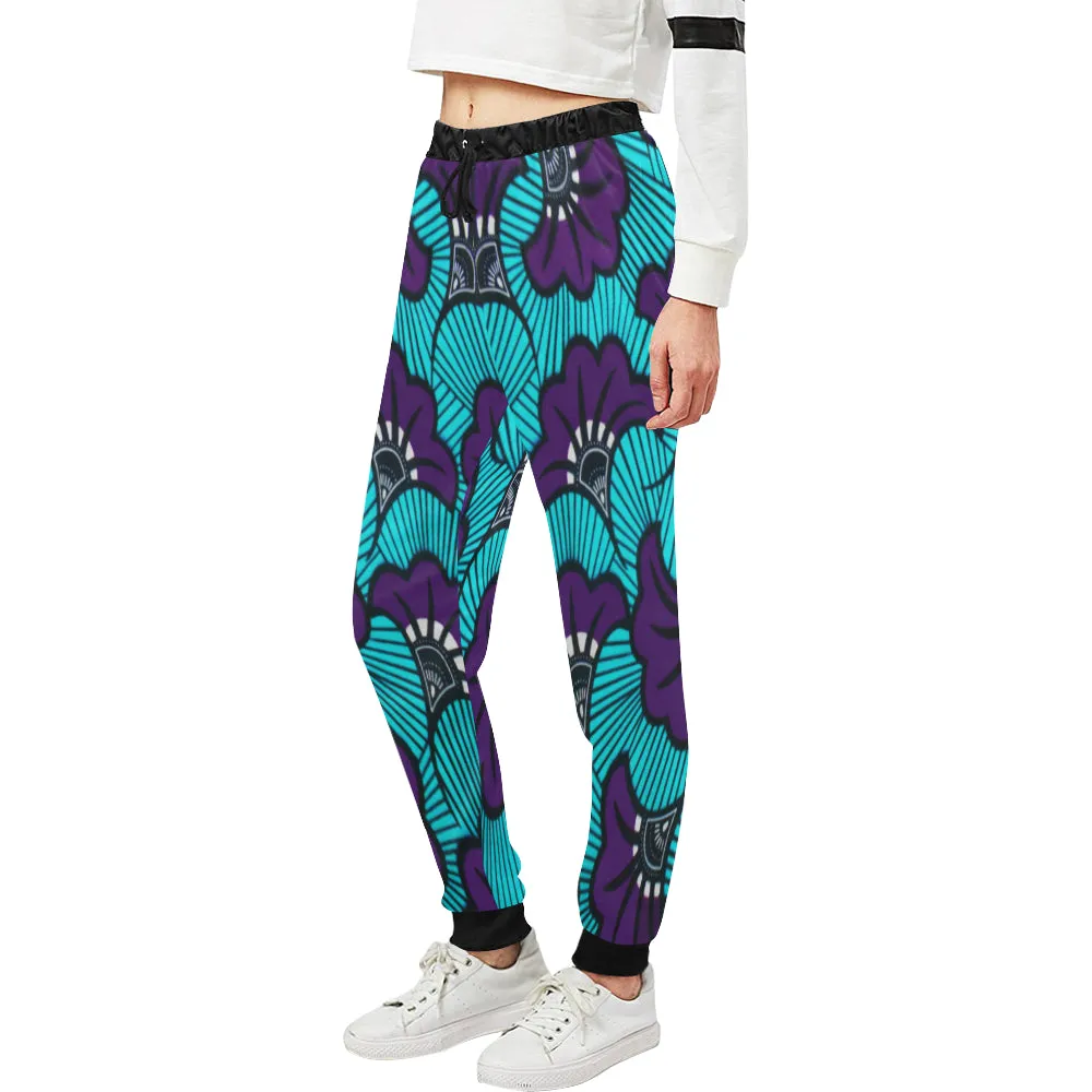 AFRIKA FLOWER Women's All Over Print Sweatpants