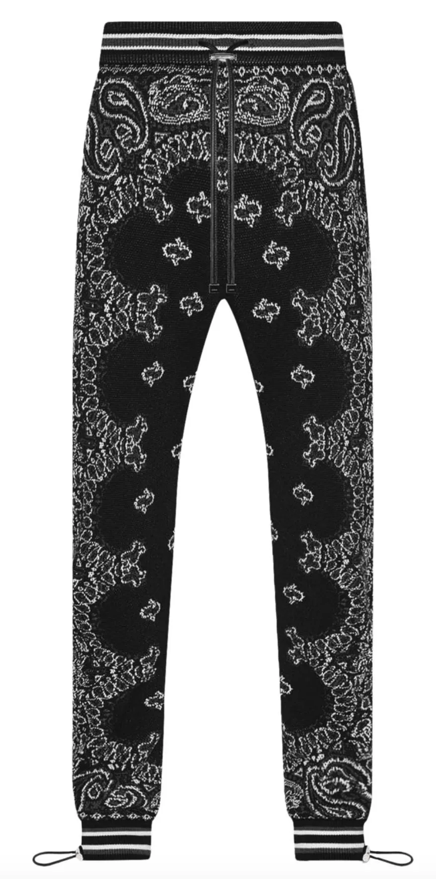 Amiri Bandana B-Ball Sweatpants Black