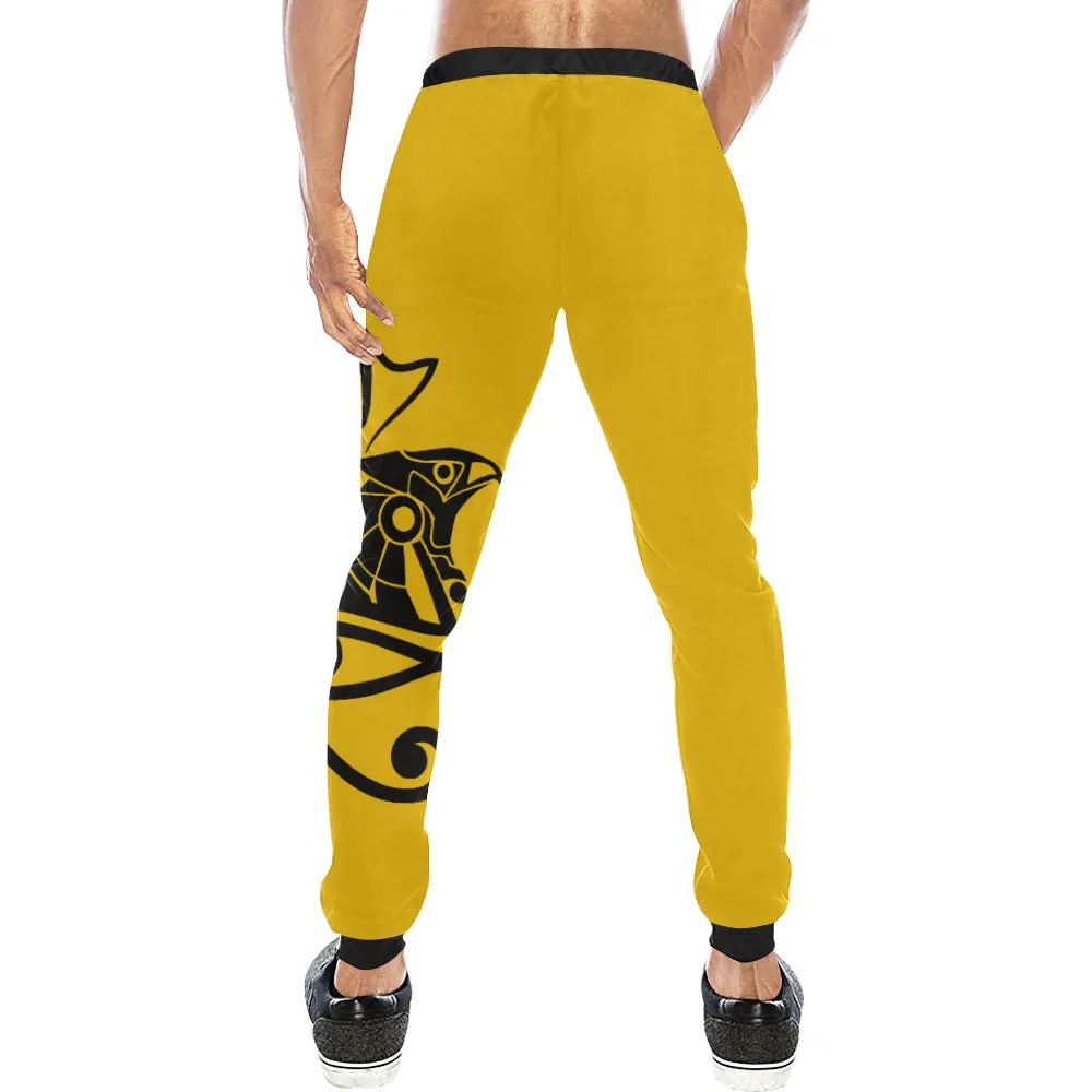 ANUBIS AND HERU YLW Men's All Over Print Sweatpants