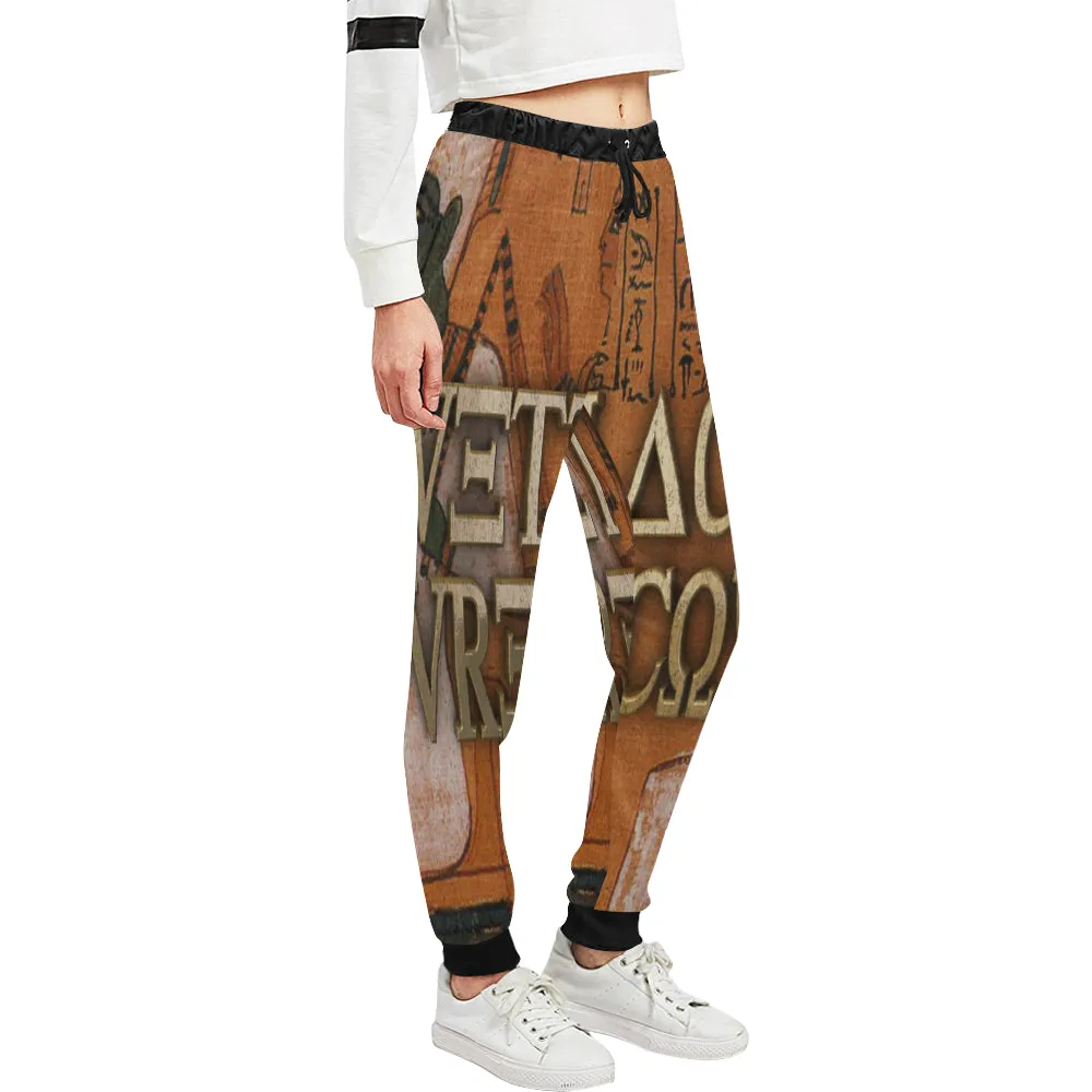 AUSAR Women's All Over Print Sweatpants