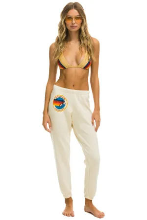 AVIATOR NATION LAS VEGAS WOMENS SWEATPANTS - VINTAGE WHITE