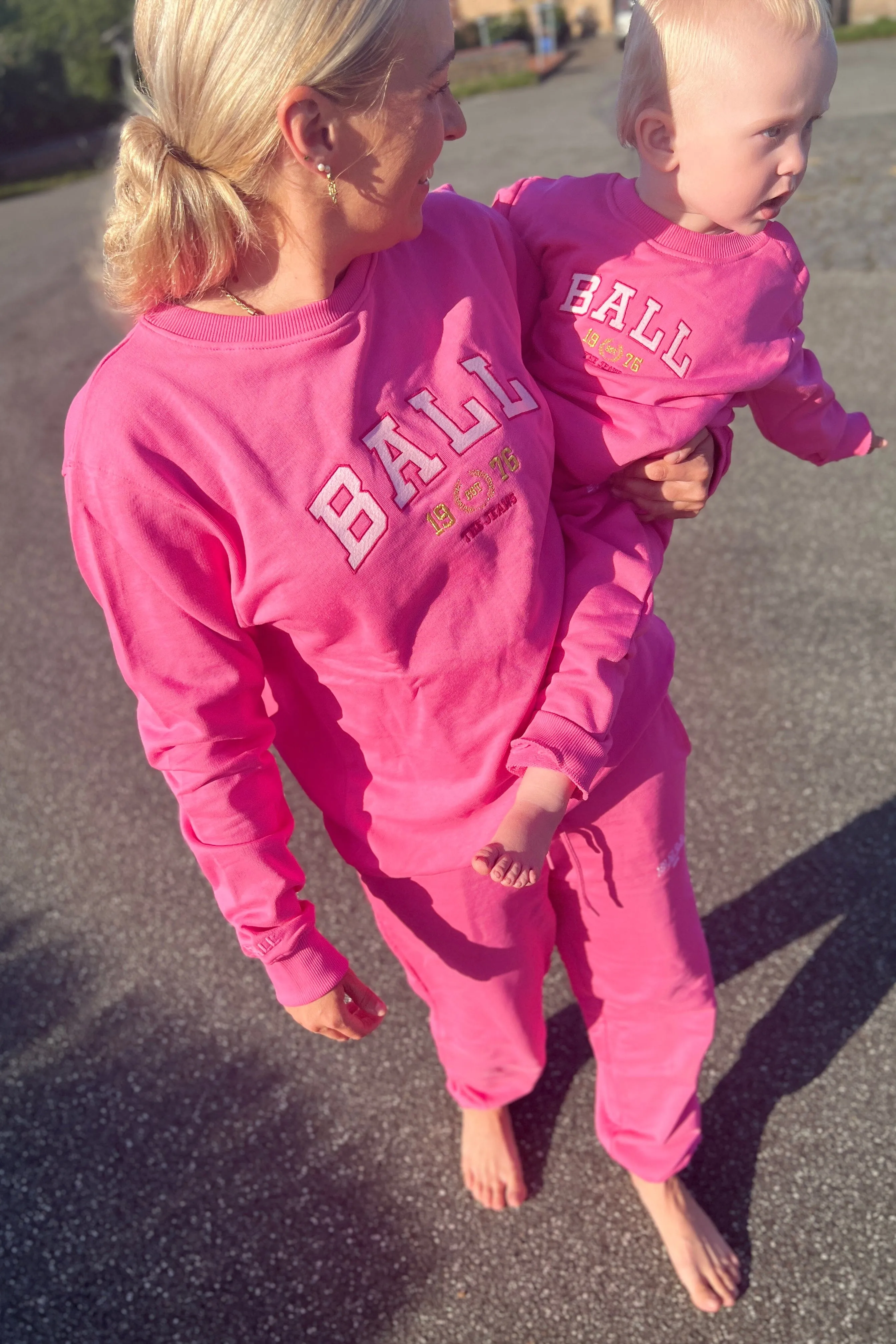 Ball X Molly&My - Baby Sweatsuit L. Taylor - Bubblegum