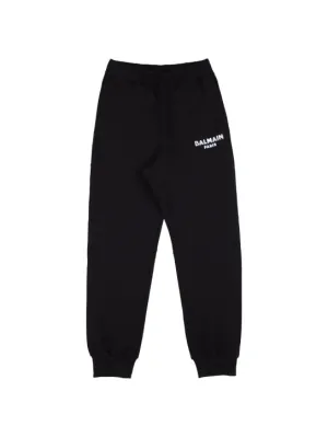 Balmain   Organic cotton sweatpants w/logo 