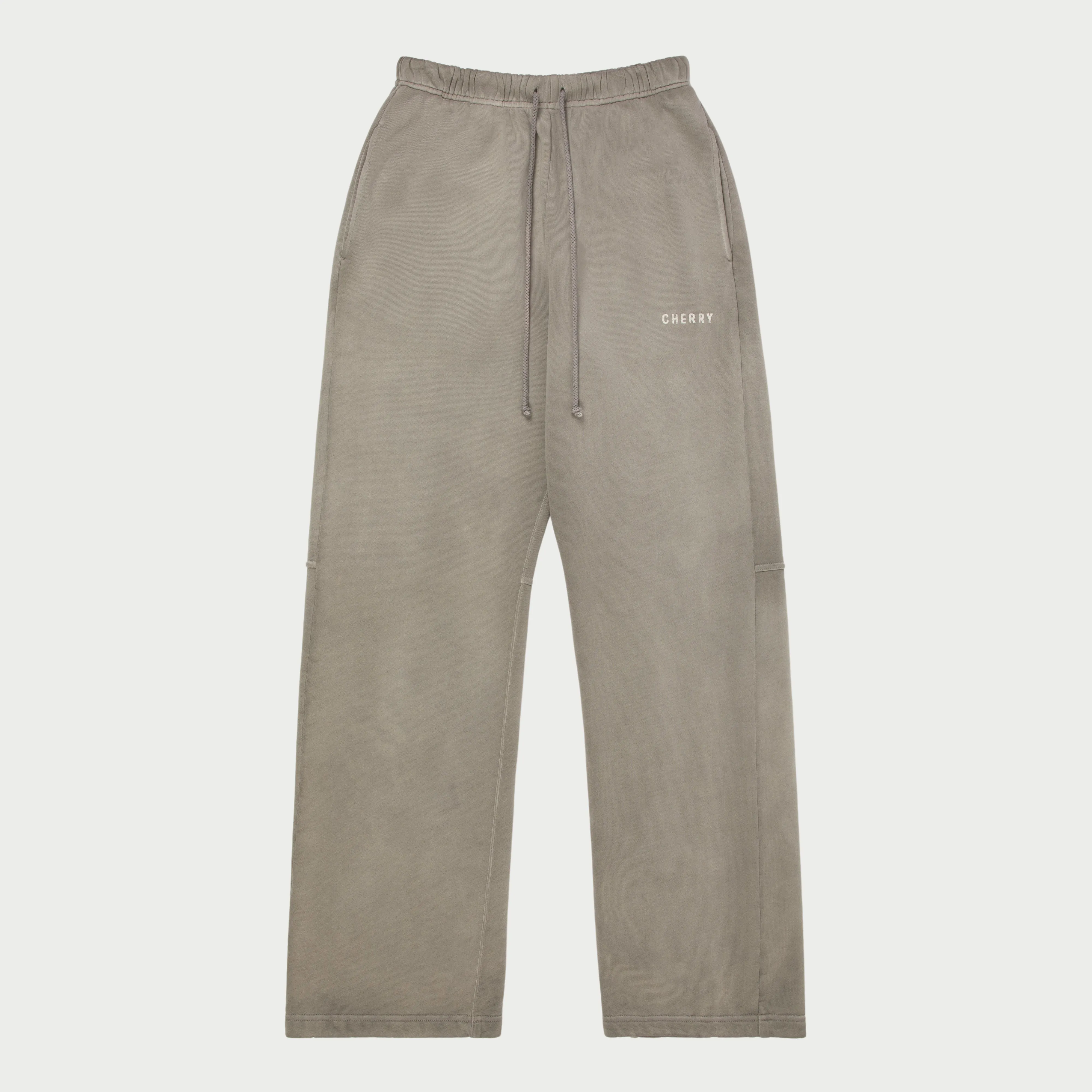 Basic Logo Parachute Sweatpants (Smoke)