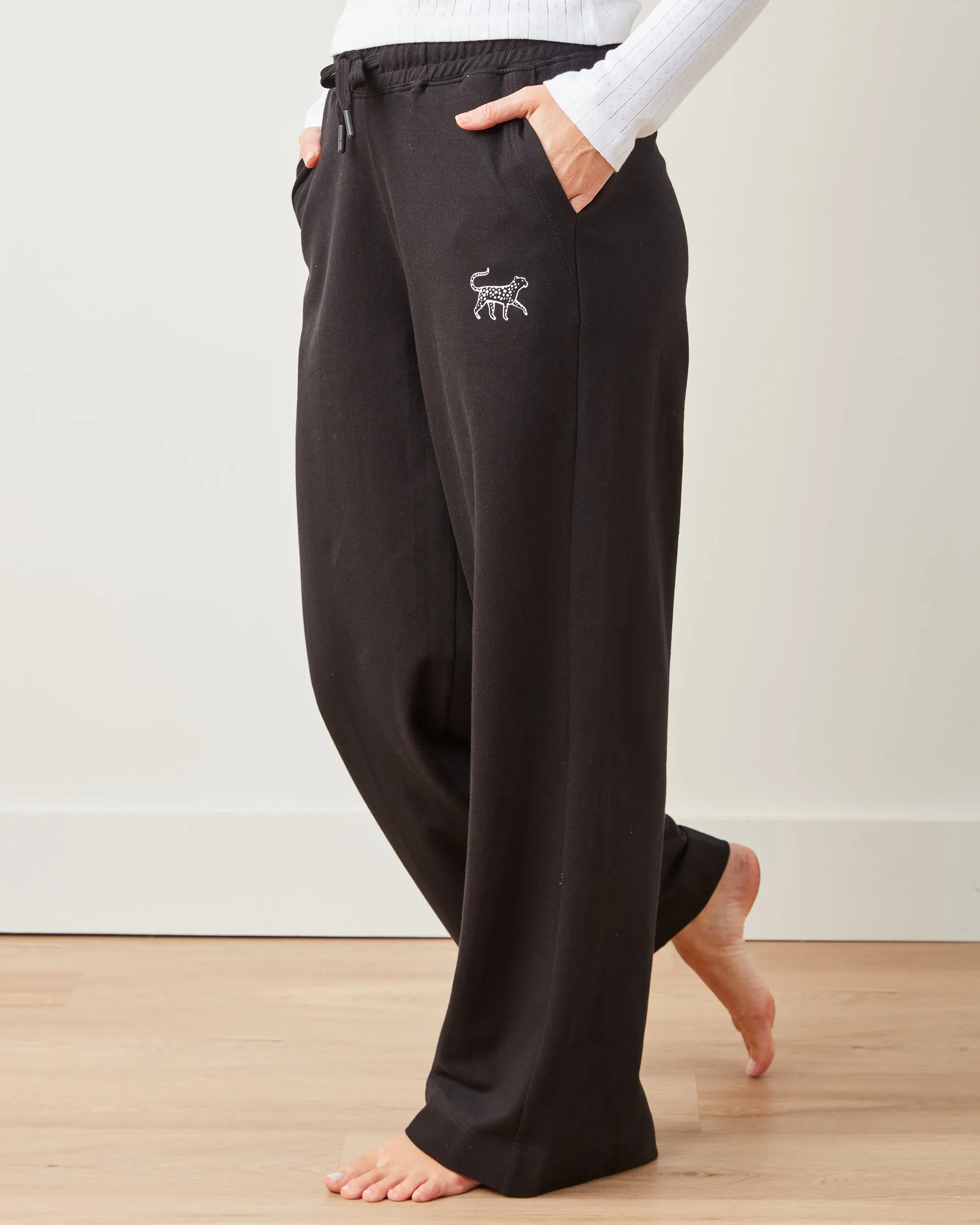 Black - Down Time Sweatpants - Sweatpants