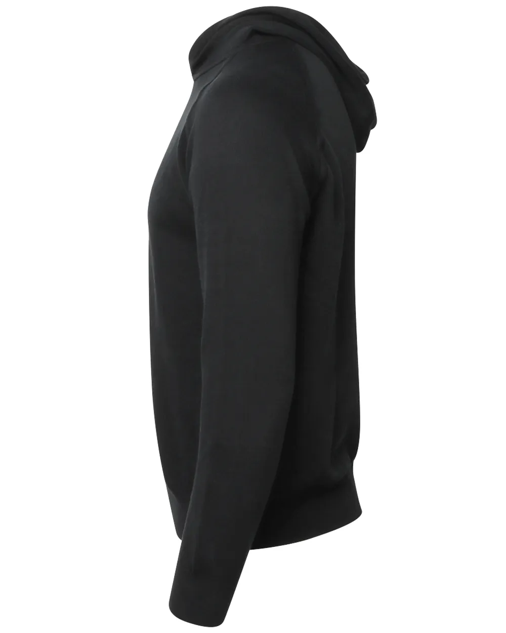 Black Hooded Sweater