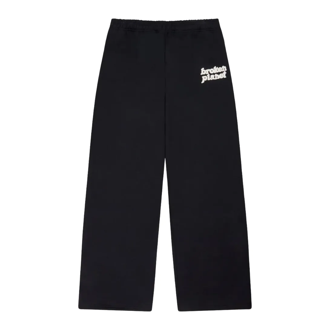 Broken Planet Market Straight-Leg Sweatpants Midnight Black