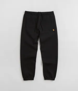 Carhartt Chase Sweatpants - Black / Gold