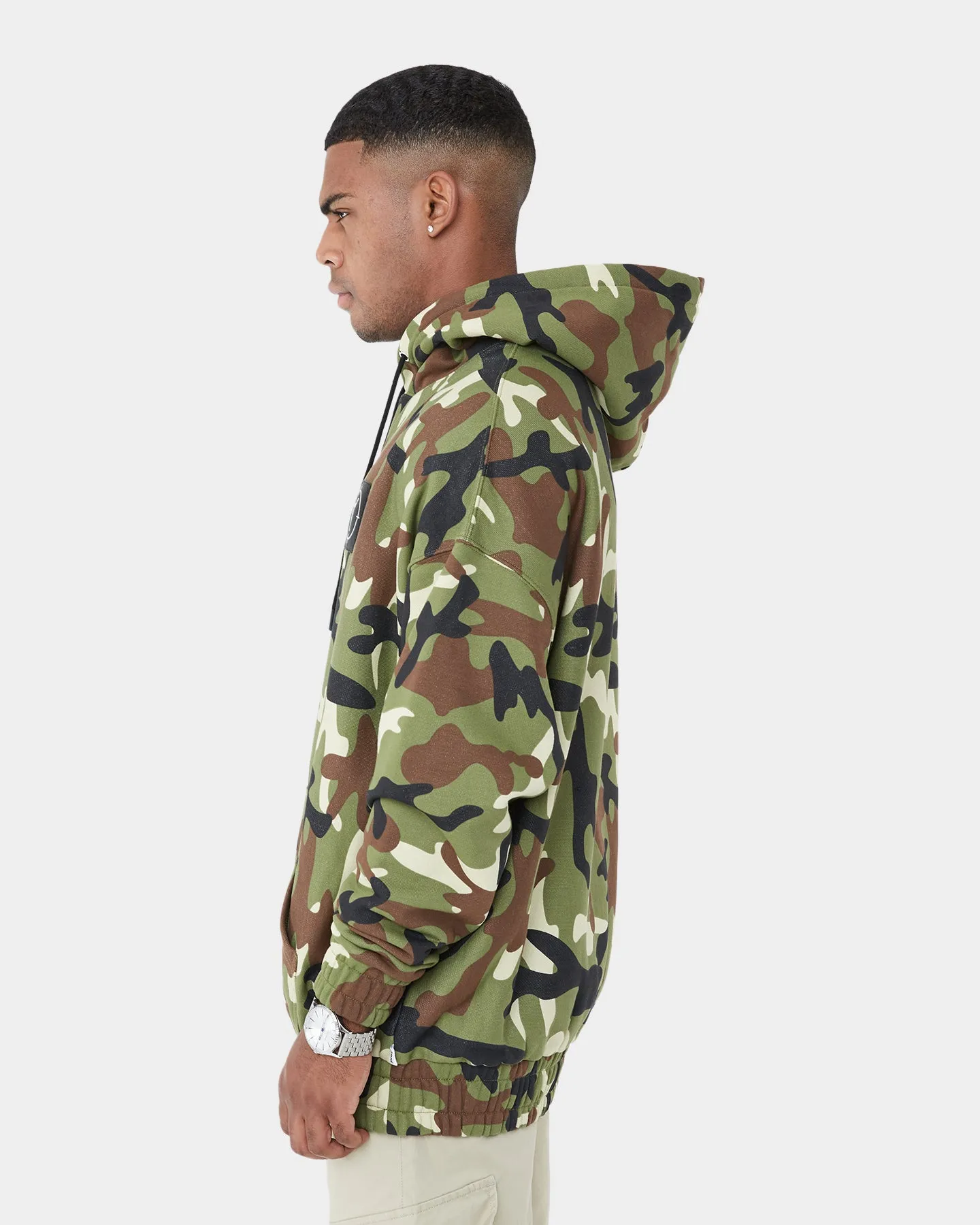 Carré Utilitaire Camo Hoodie Woodland Camo