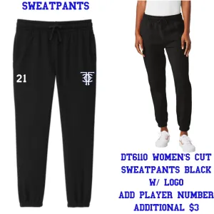 Catalina Foothills Girls Soccer Jogger Sweatpants Black