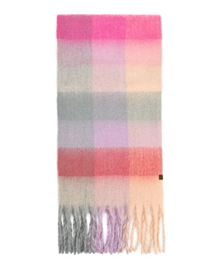 C.C. Multi Color Check Woven Scarf