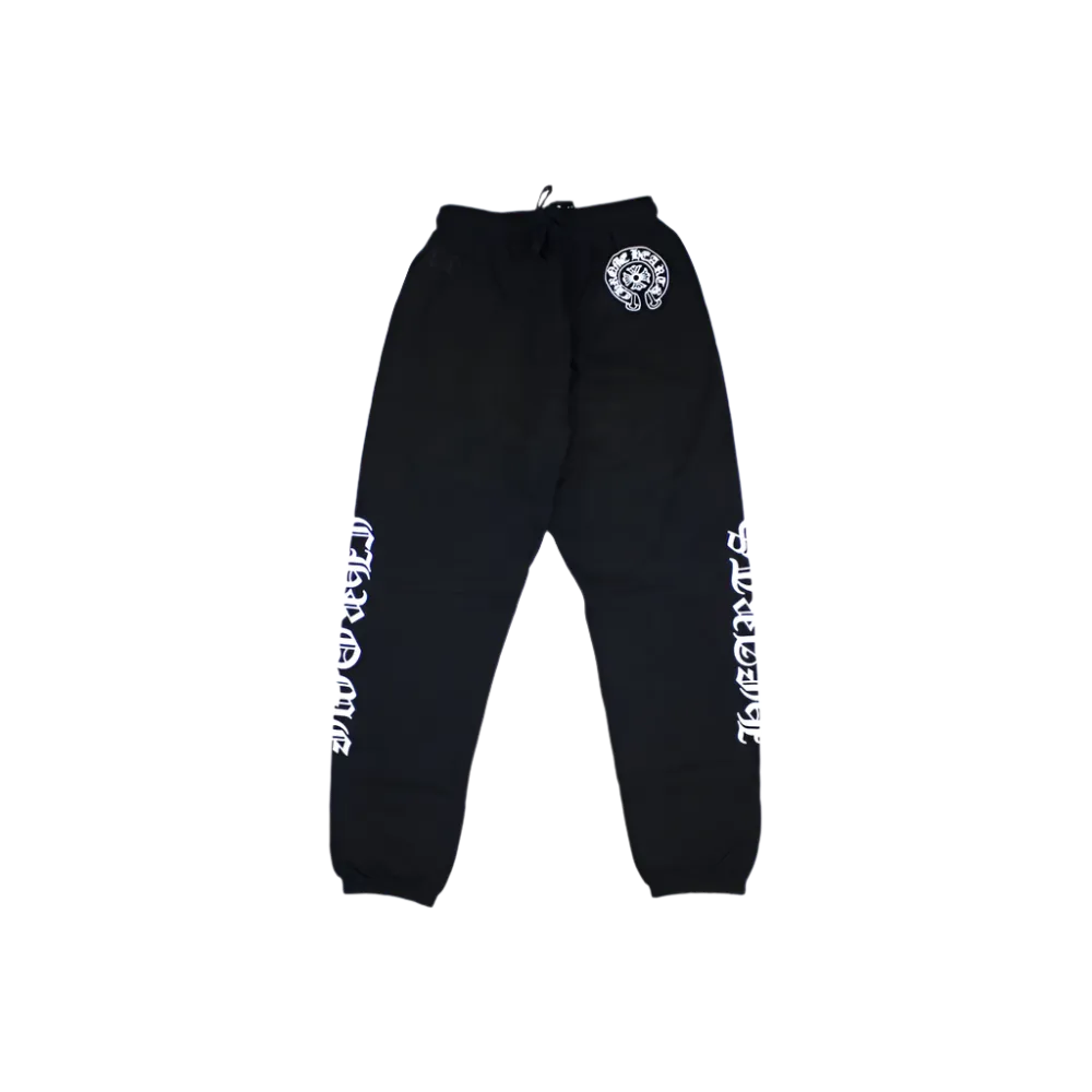 Chrome Hearts Horse Shoe Logo Sweatpants "Black"