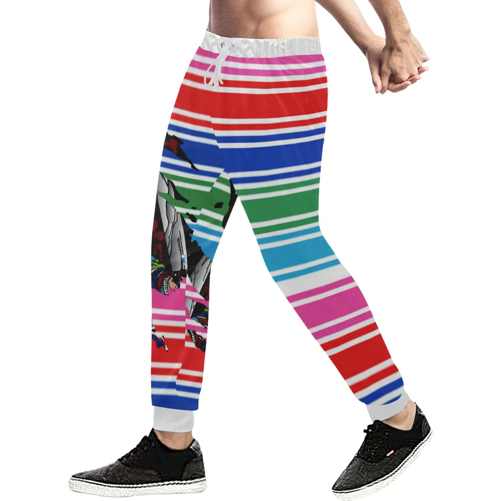 CHUCCY Men's All Over Print Sweatpants