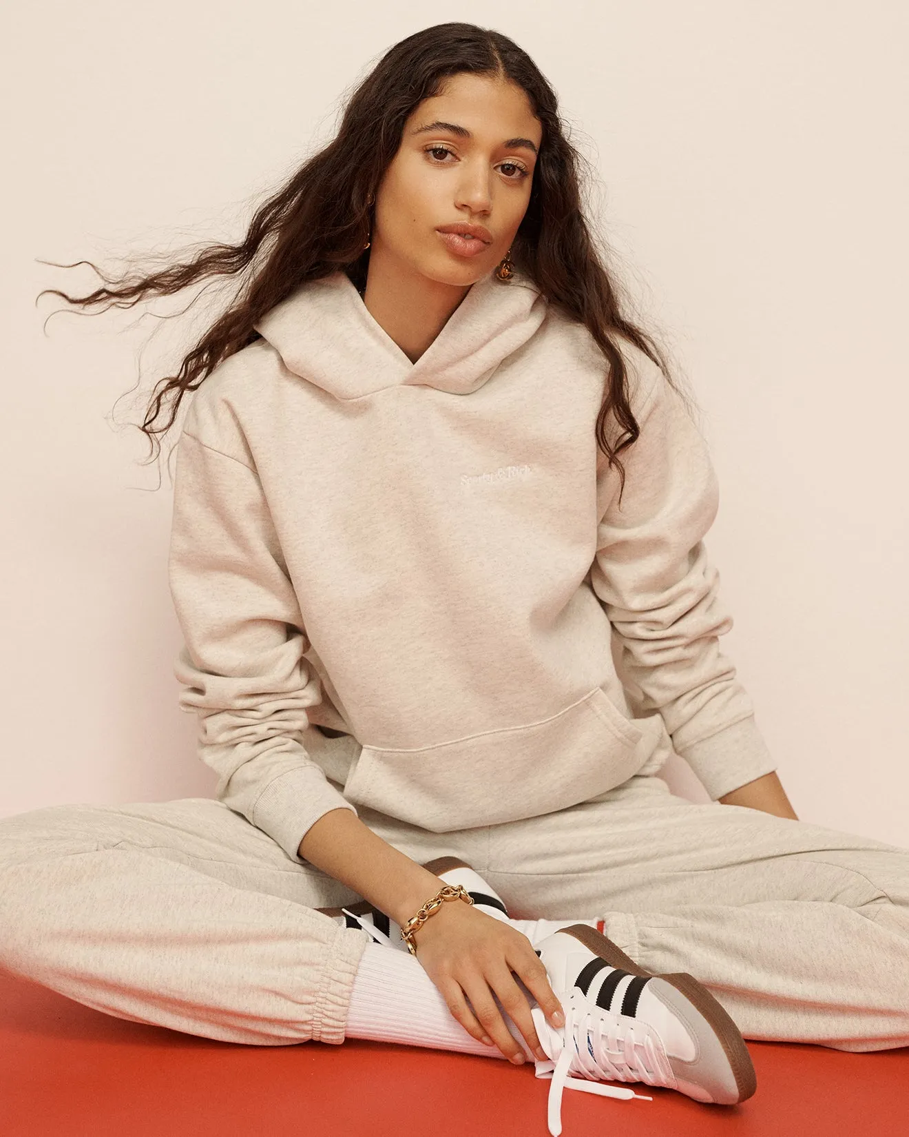 Classic Logo Sweatpants - Heather Oatmeal