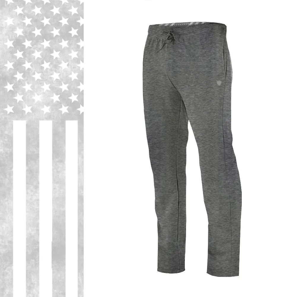 Classic Sweatpants | Ghost American Flag | Dark Heather Grey