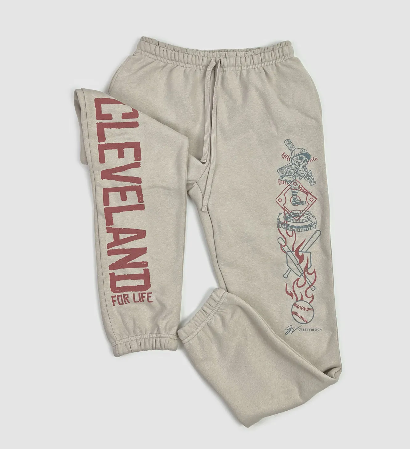 Cleveland Baseball For Life Sweatpants