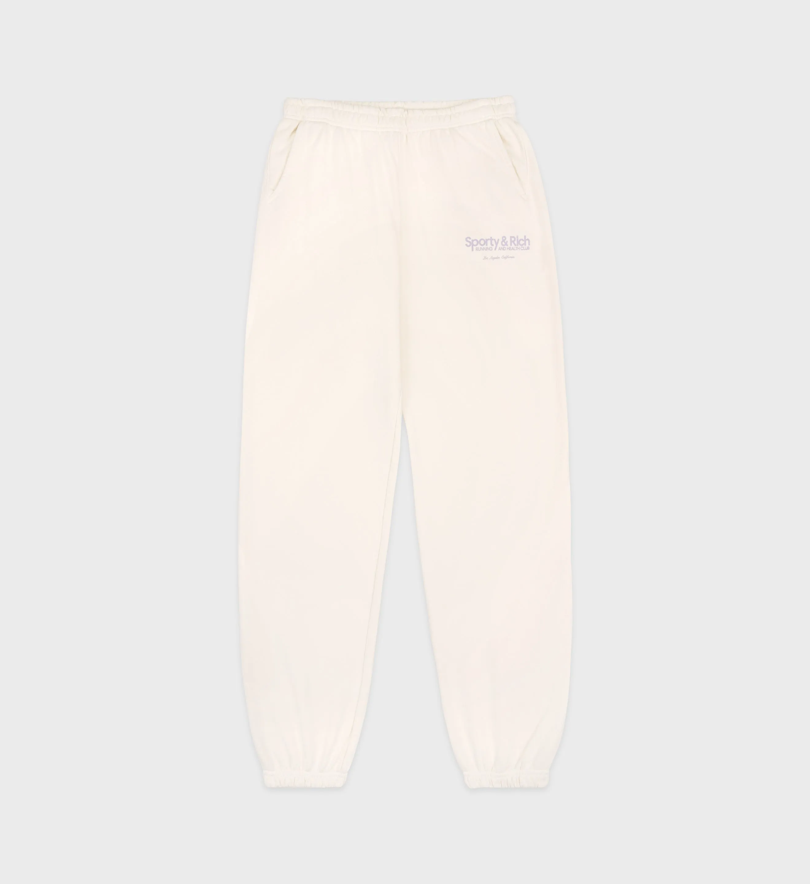 Club Sweatpant - Cream/Faded Lilac