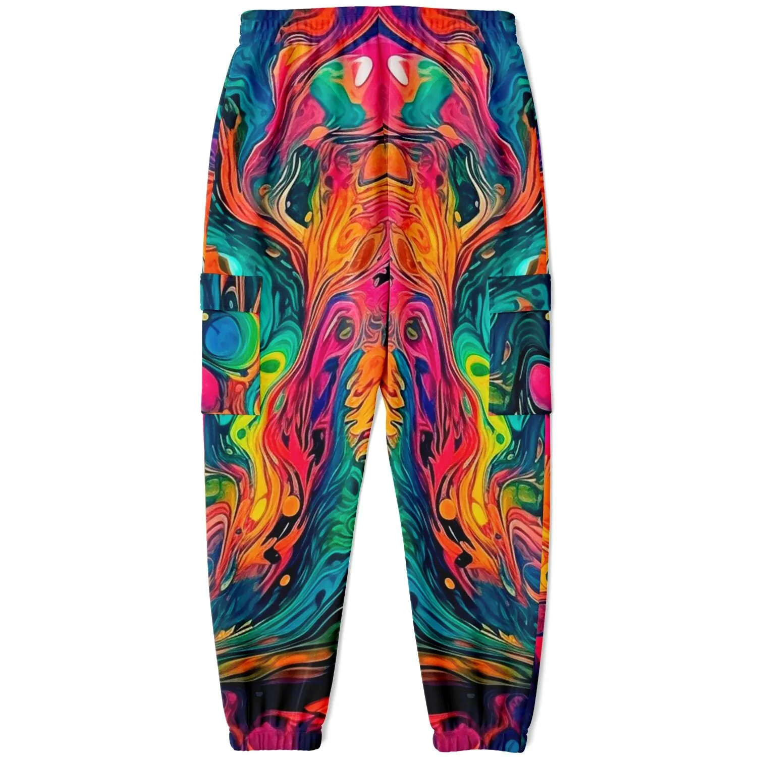 Colorful Gasoline Cargo Sweatpants