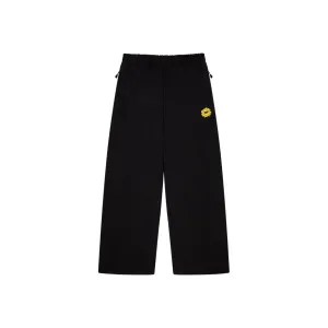 Cosmic Speed Wide-Leg Sweatpants Midnight Black