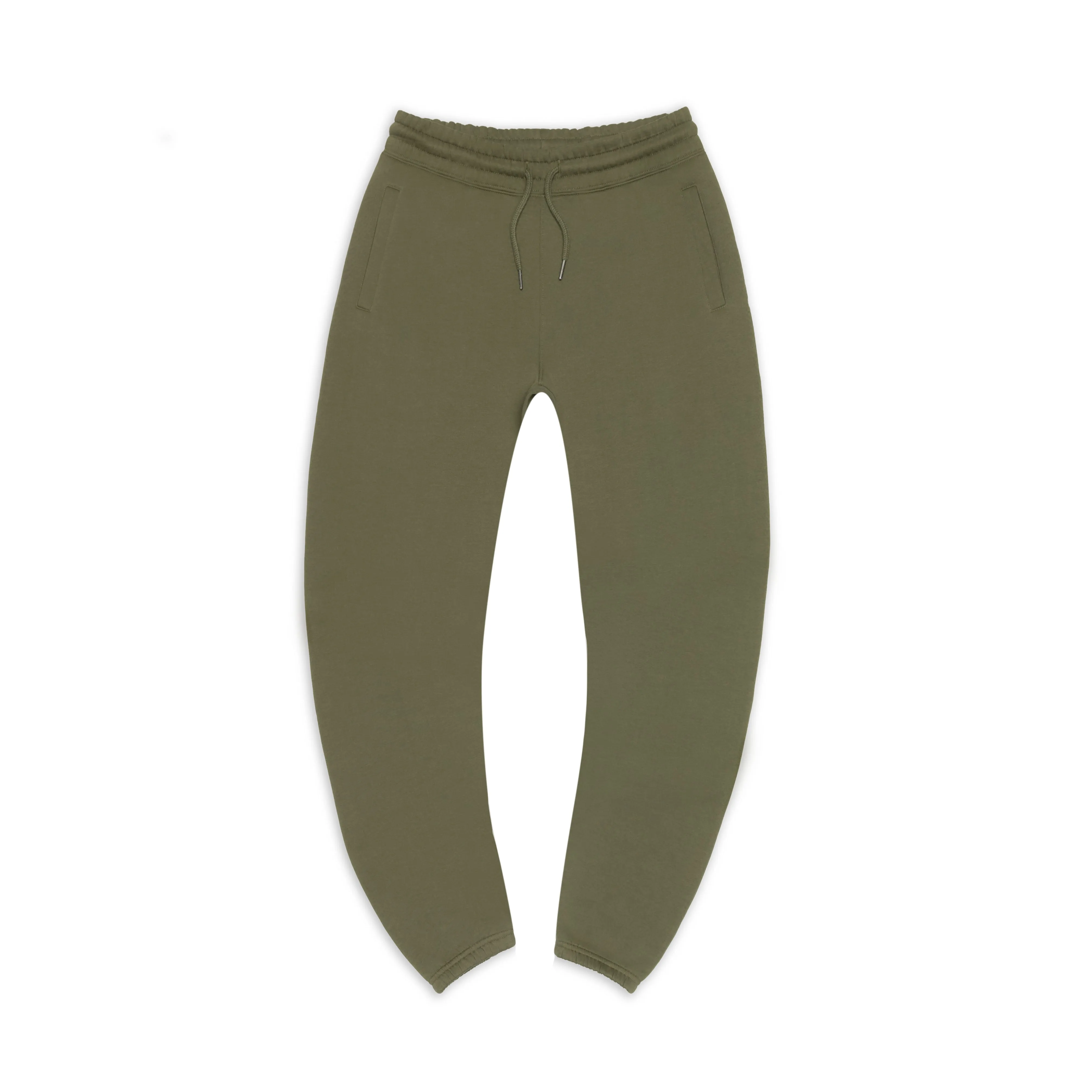 Cozy Season Cuffed Sweatpants - Military Olive