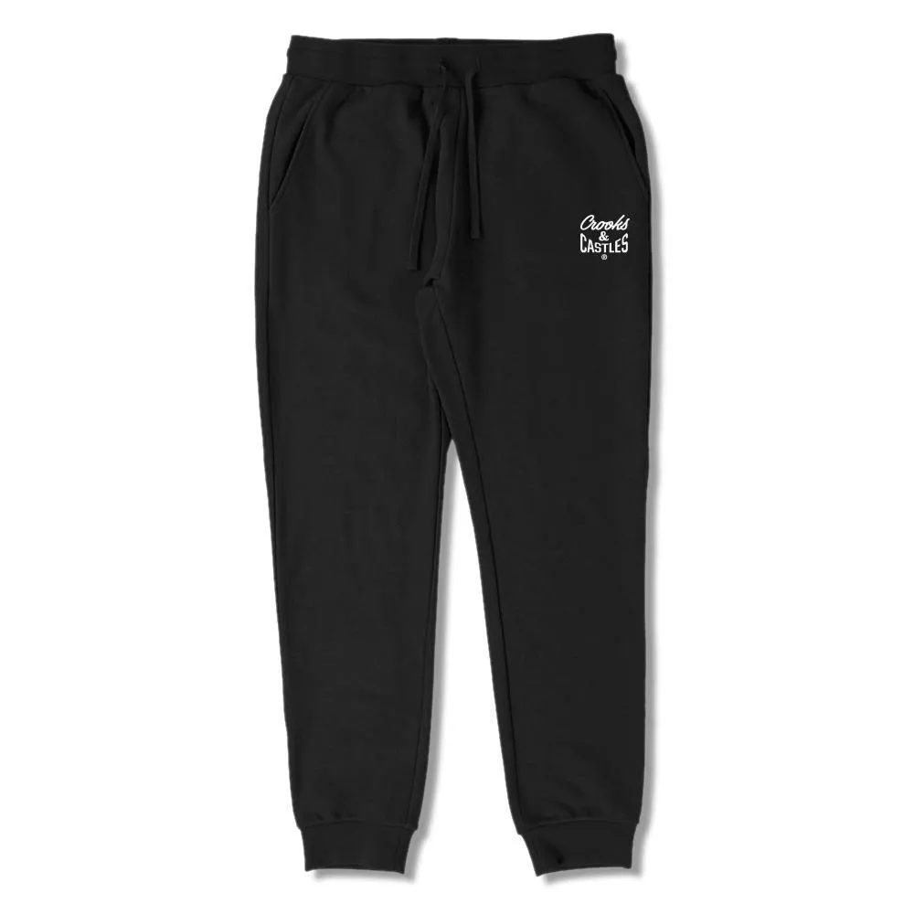 Crooks & Castles Reverse Core Sweatpant Black