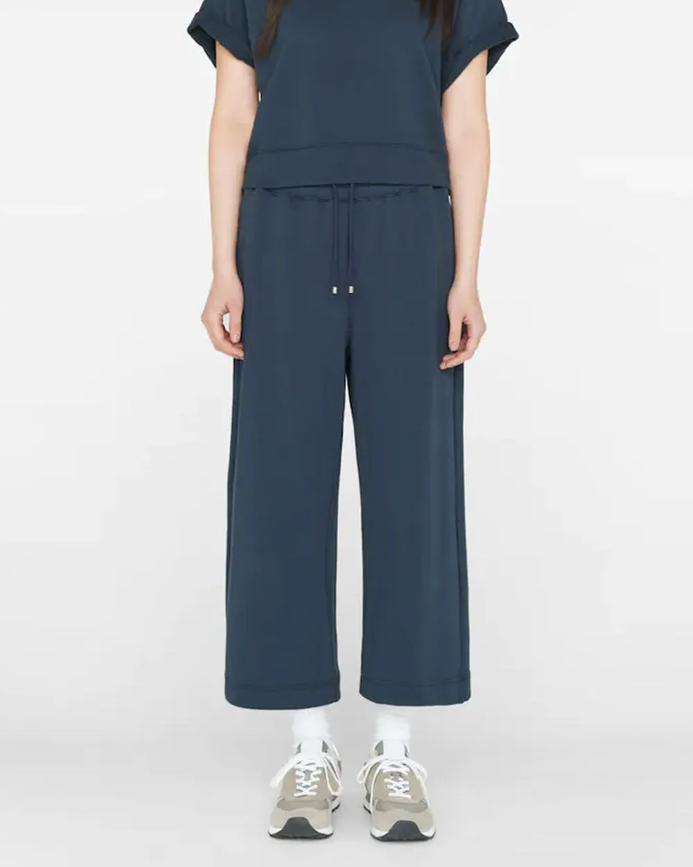 Cropped Wide Leg Sweatpants