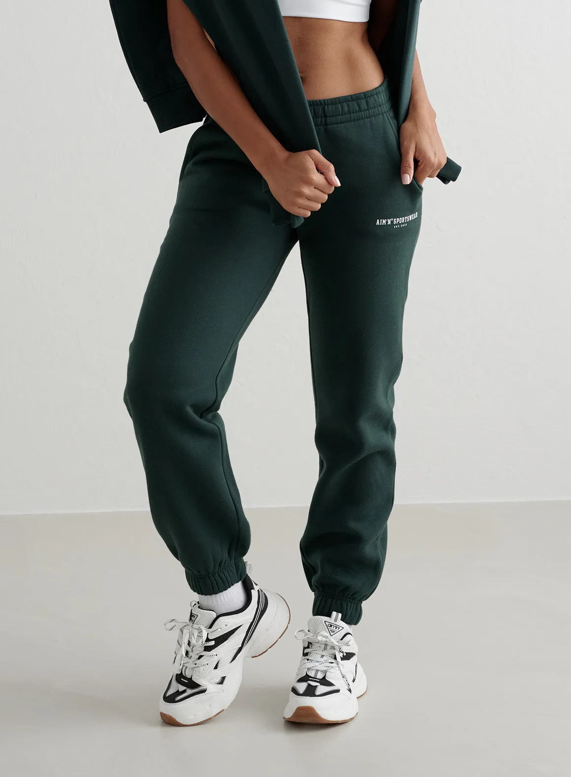 Deep Emerald Varsity Sweat Set