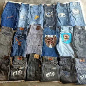 Denim hip hop pant 41 pieces