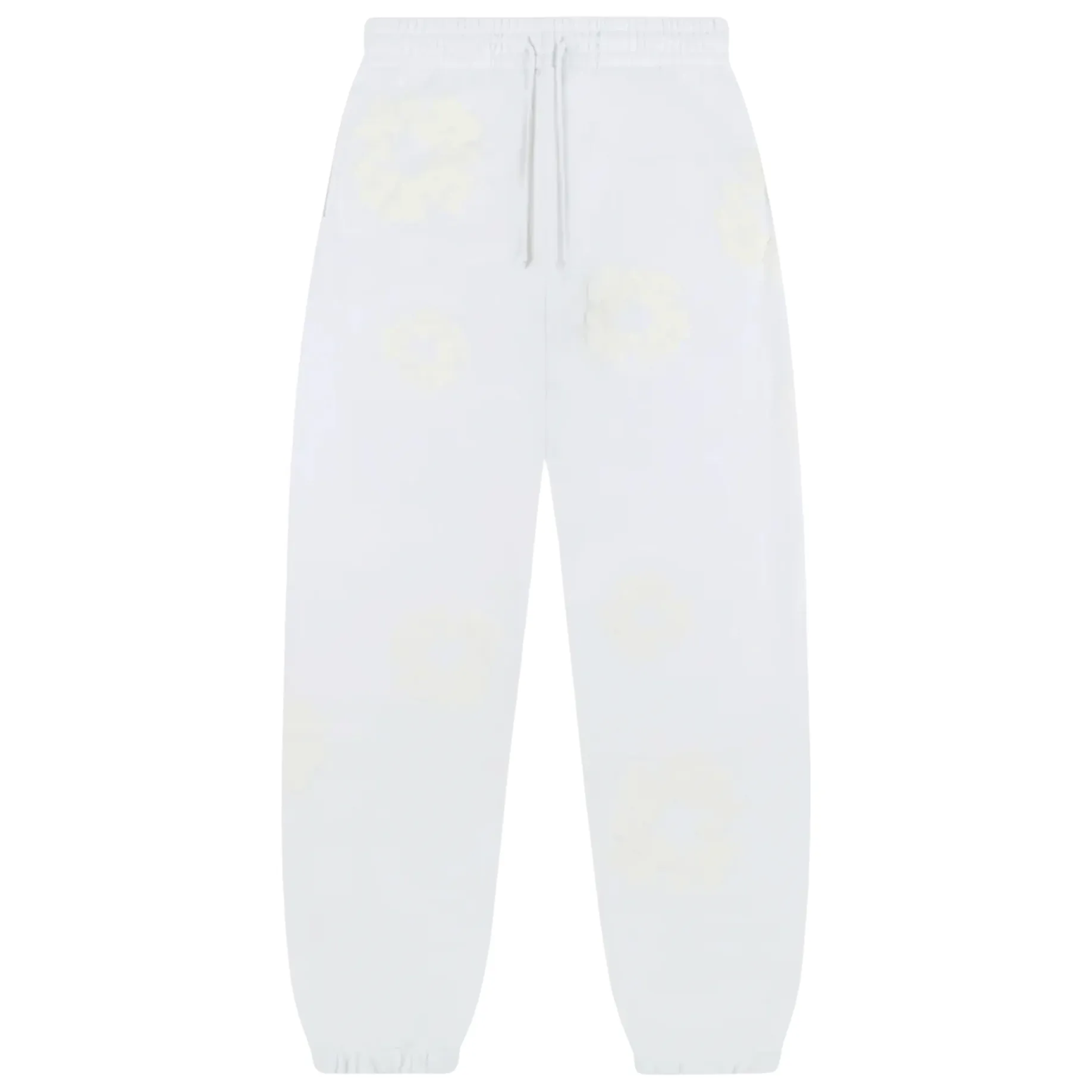 Denim Tears Men's Mono Cotton Wreath Sweatpant White