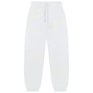 Denim Tears Men's Mono Cotton Wreath Sweatpant White