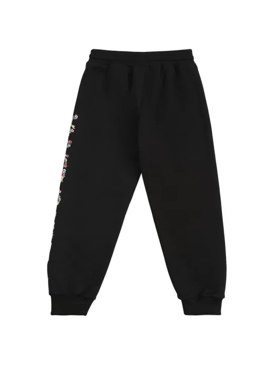 Dolce&amp;Gabbana   Logo print cotton sweatpants 