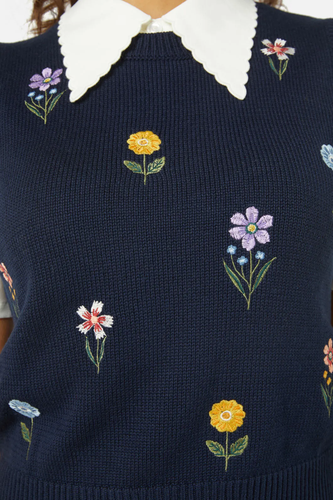 Dora Embroidered Vest