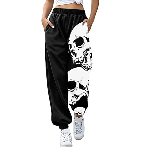 DressBetty - Palazzo Lounge Pants Wide Leg Printed Cropped Bottoms Baggy Trousers Sweatpants