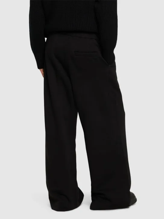 Dries Van Noten   Hama double pleat wide leg sweatpants 