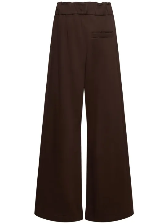 Dries Van Noten   Hama double pleat wide leg sweatpants 