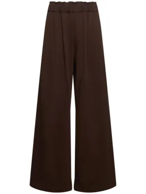 Dries Van Noten   Hama double pleat wide leg sweatpants 