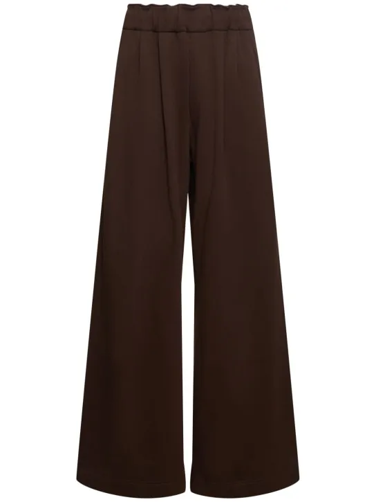 Dries Van Noten   Hama double pleat wide leg sweatpants 