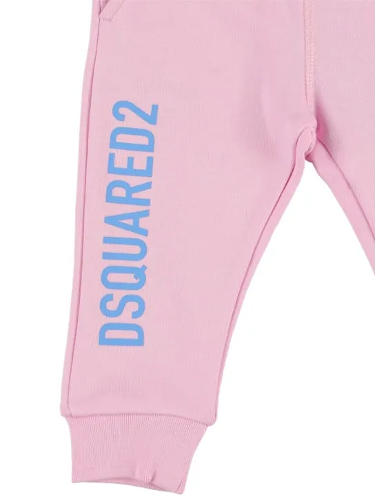 Dsquared2   Logo print cotton sweatpants 