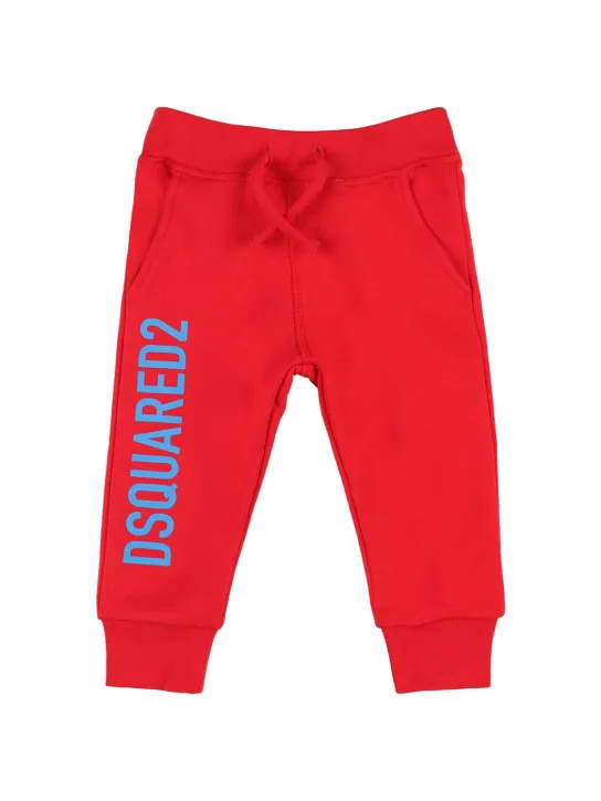 Dsquared2   Logo print cotton sweatpants 