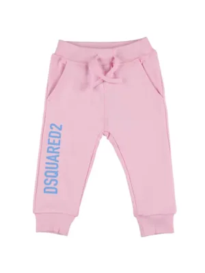 Dsquared2   Logo print cotton sweatpants 