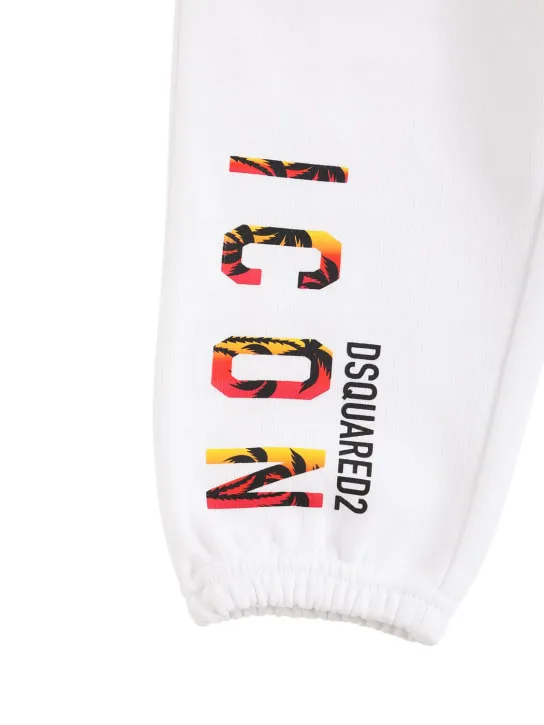 Dsquared2   Logo print cotton sweatpants 