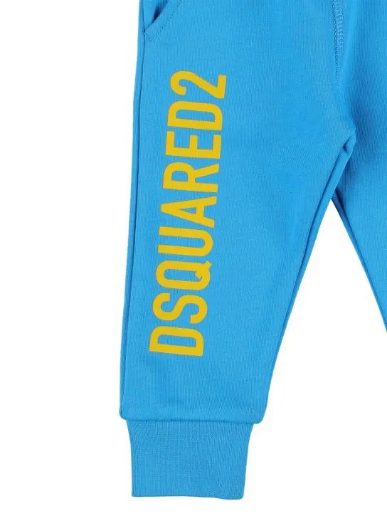 Dsquared2   Logo print cotton sweatpants 